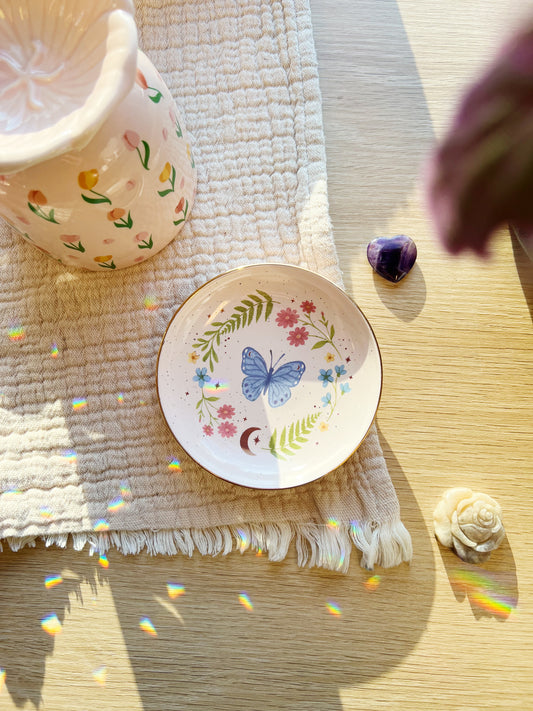 Luna Sommerfugl Smykkeskål