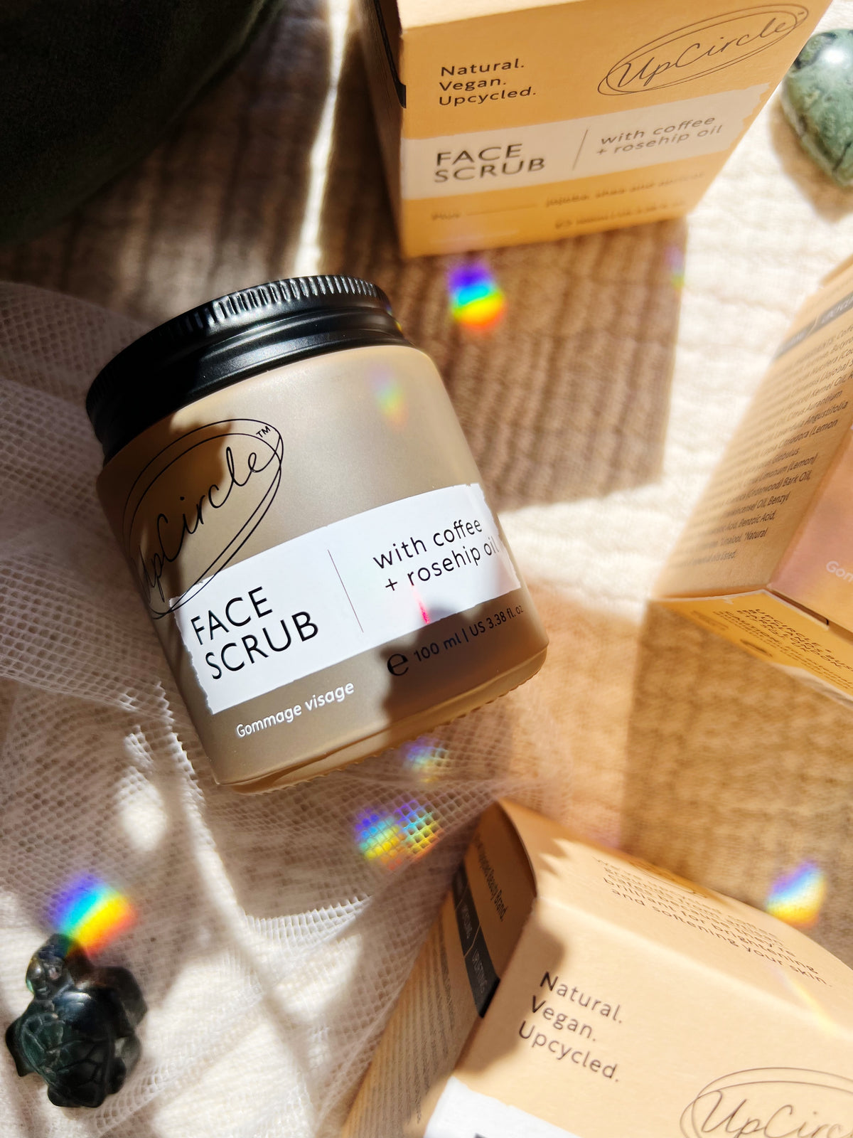 Coffee Face Scrub med Rosehip Oil