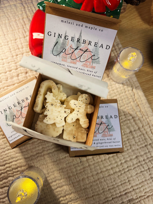 Wax Melts juleformer – Gingerbread Latte