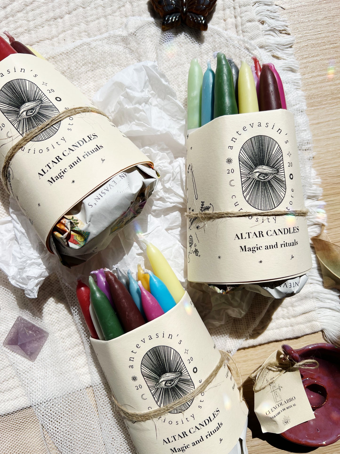Alterlys Ritualsett – 12 lys for 12 energier