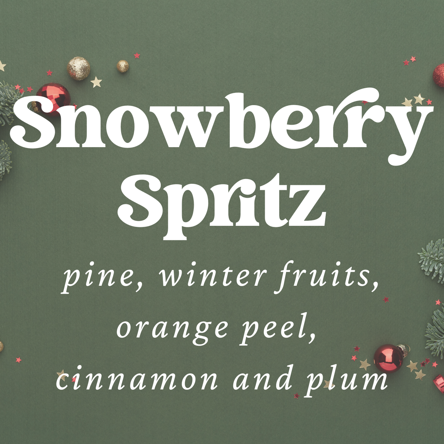 Snowberry Spritz Snap Bar Wax Melt
