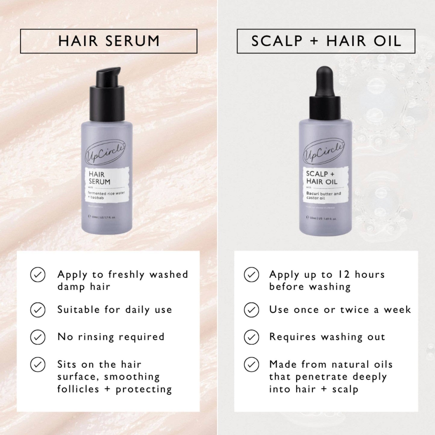 Scalp + Hair Olje – Vegan | UpCircle