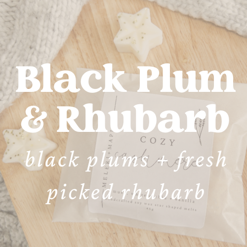 Black Plum & Rhubarb Star Wax Melts