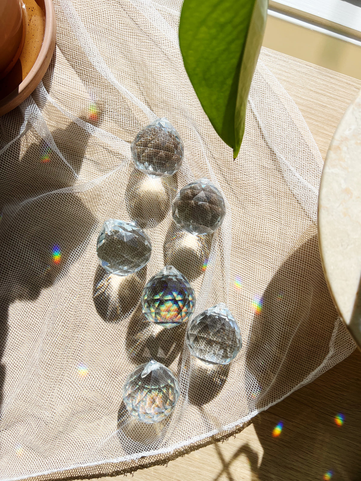 Feng Shui ball (4 cm) Suncatcher