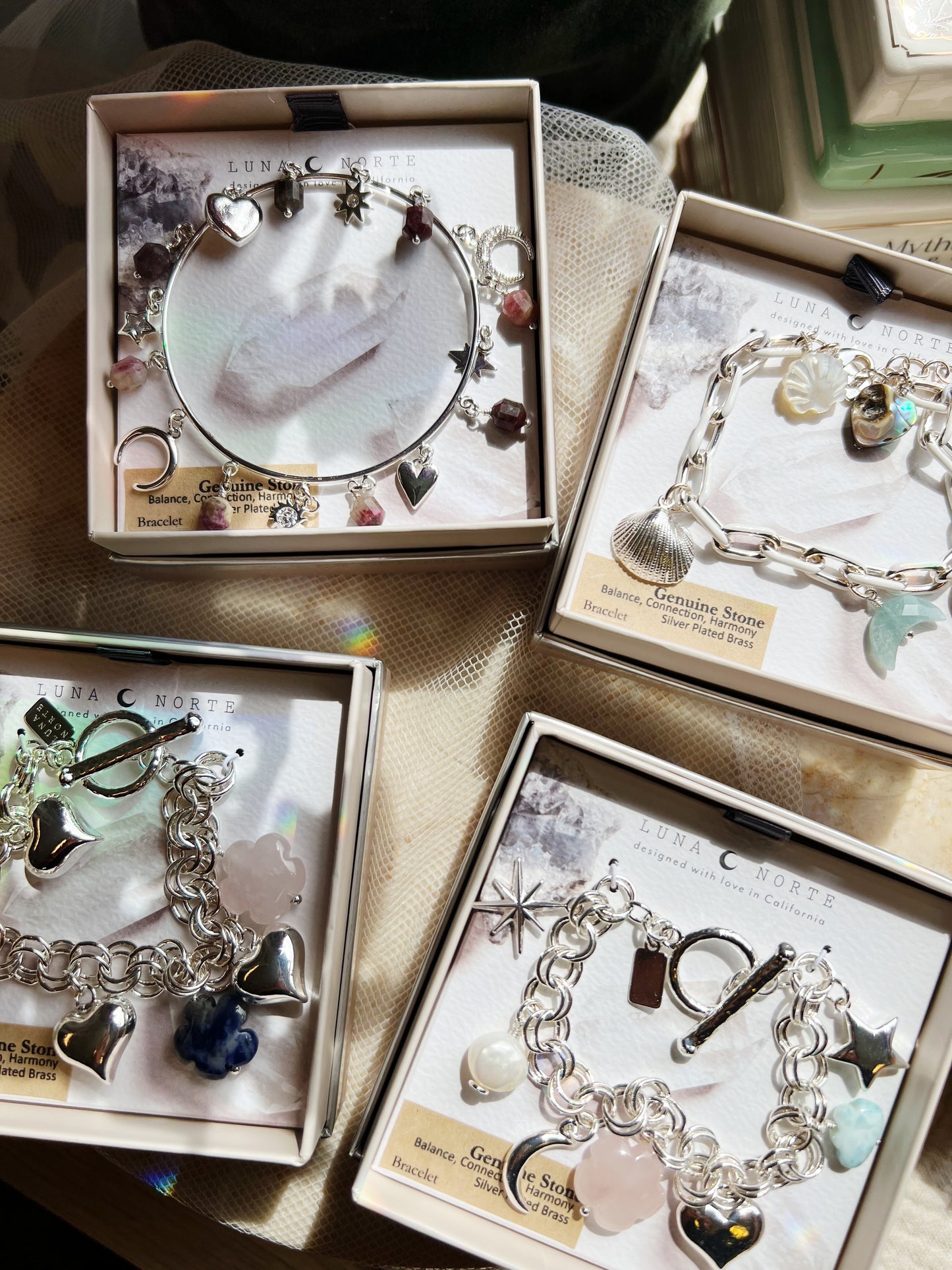 Luna Mystery Plukk - Sølv Armbånd