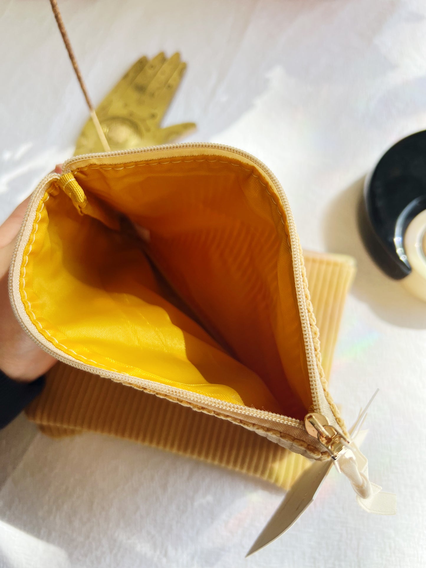 Corduroy Pouch Marigold
