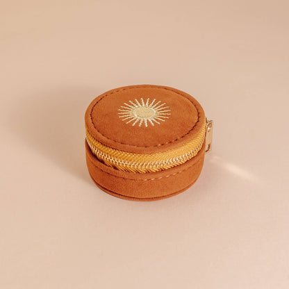 Mini Travel Smykkeskrin Burnt Orange