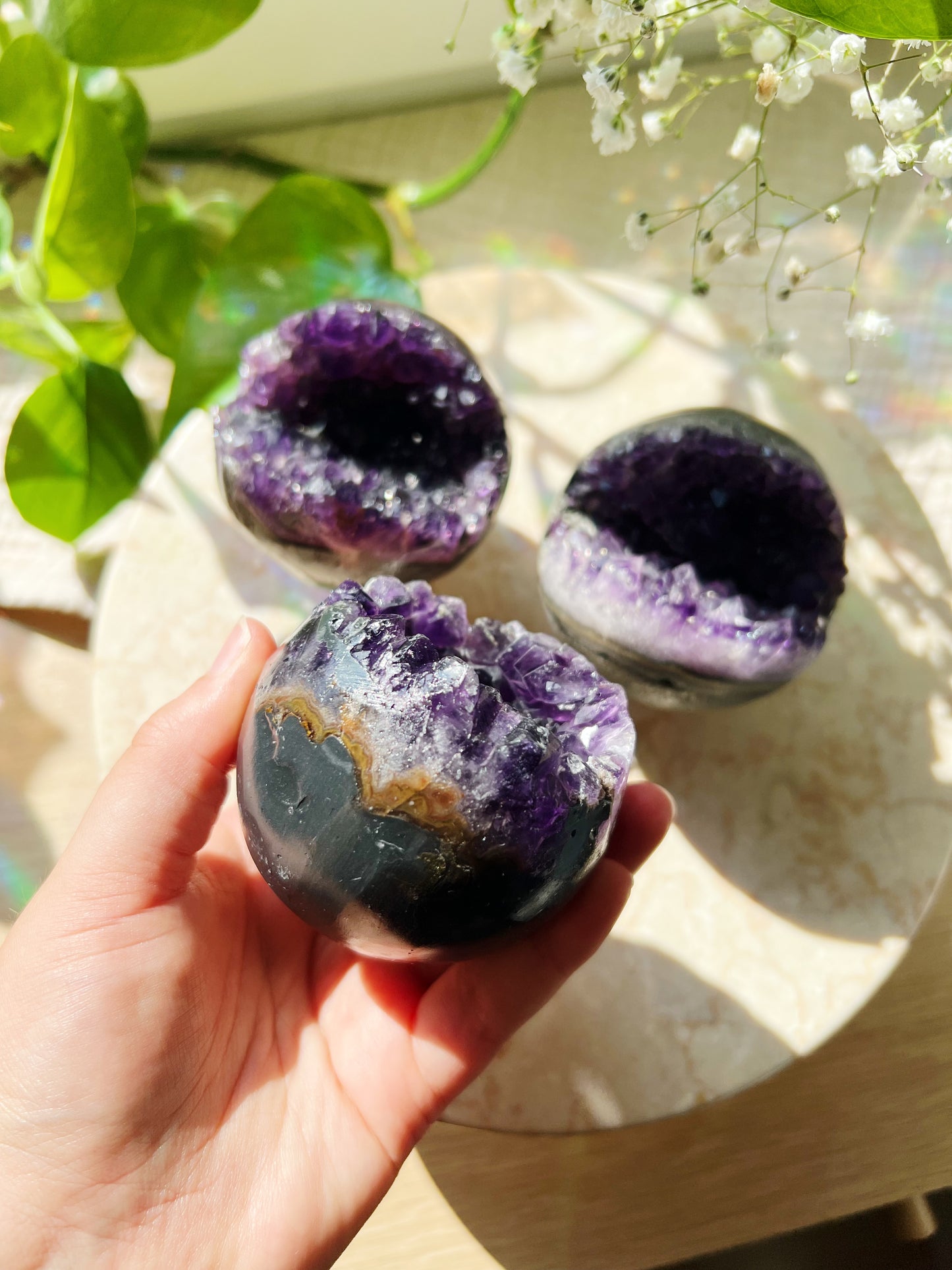 Druzy Ametyst Krystallkule