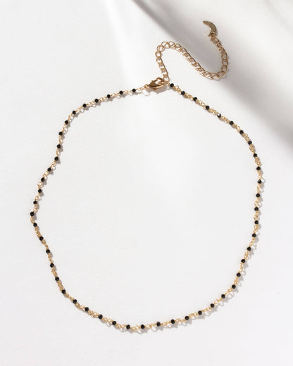 Draped In Gems Everyday Collar Halskjede - Black Onyx