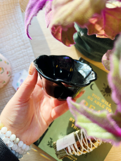 Sort Rose Smykkeskål