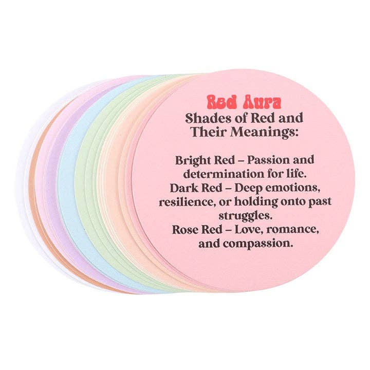 Sett med 36 Aura Lesekort