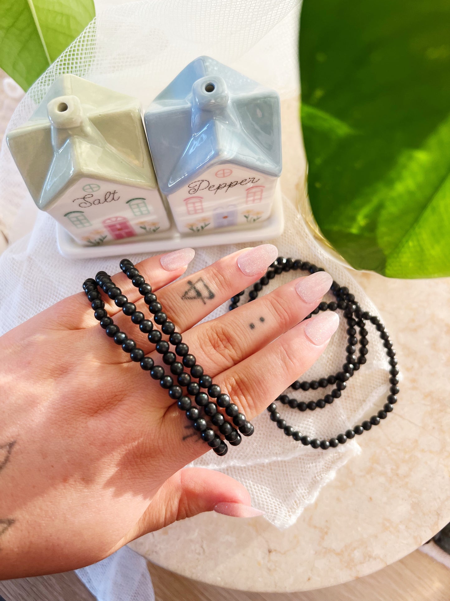 Shungite Armbånd 4mm