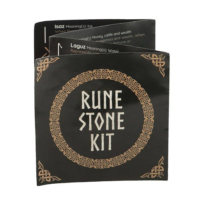 Runesteiner i Svart Onyx
