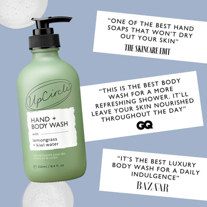 Hand + Body Wash med Kiwi Water – Pump