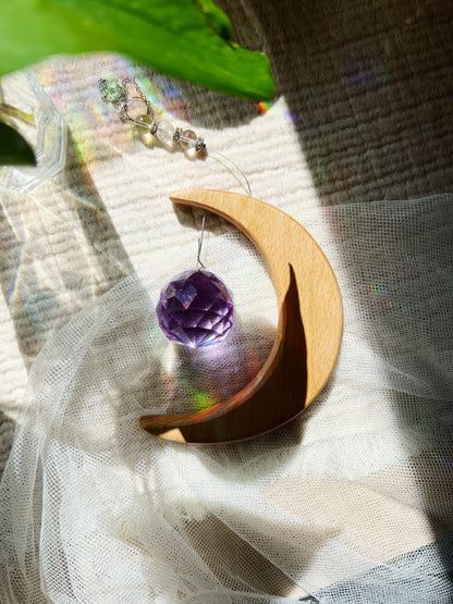 Crystal Moon Prism, Suncatcher