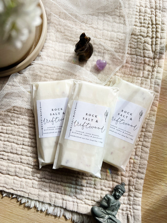 Rock Salt & Driftwood Snap Bar Wax Melt