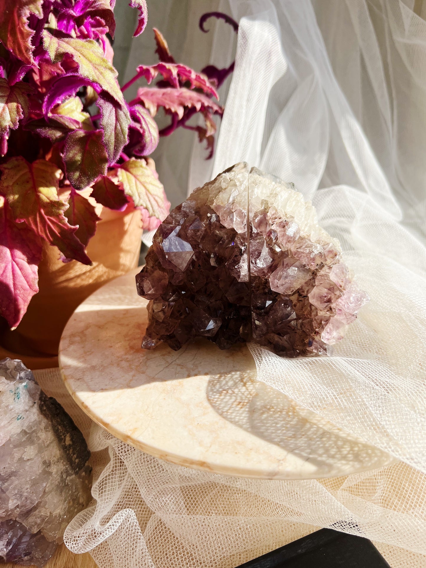 Ametyst Krystall Bokstøtter – 0.9-1.2 KG