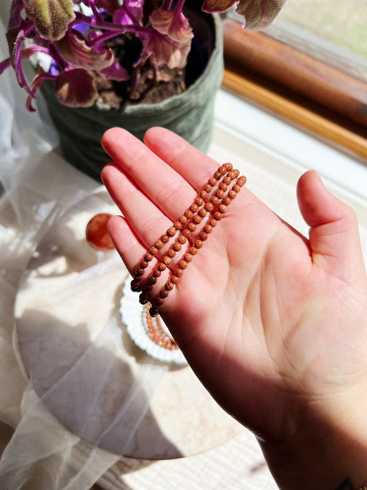 Goldstone Armbånd - 4mm