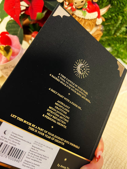 Black 2026 Year of Growth Årsplanlegger