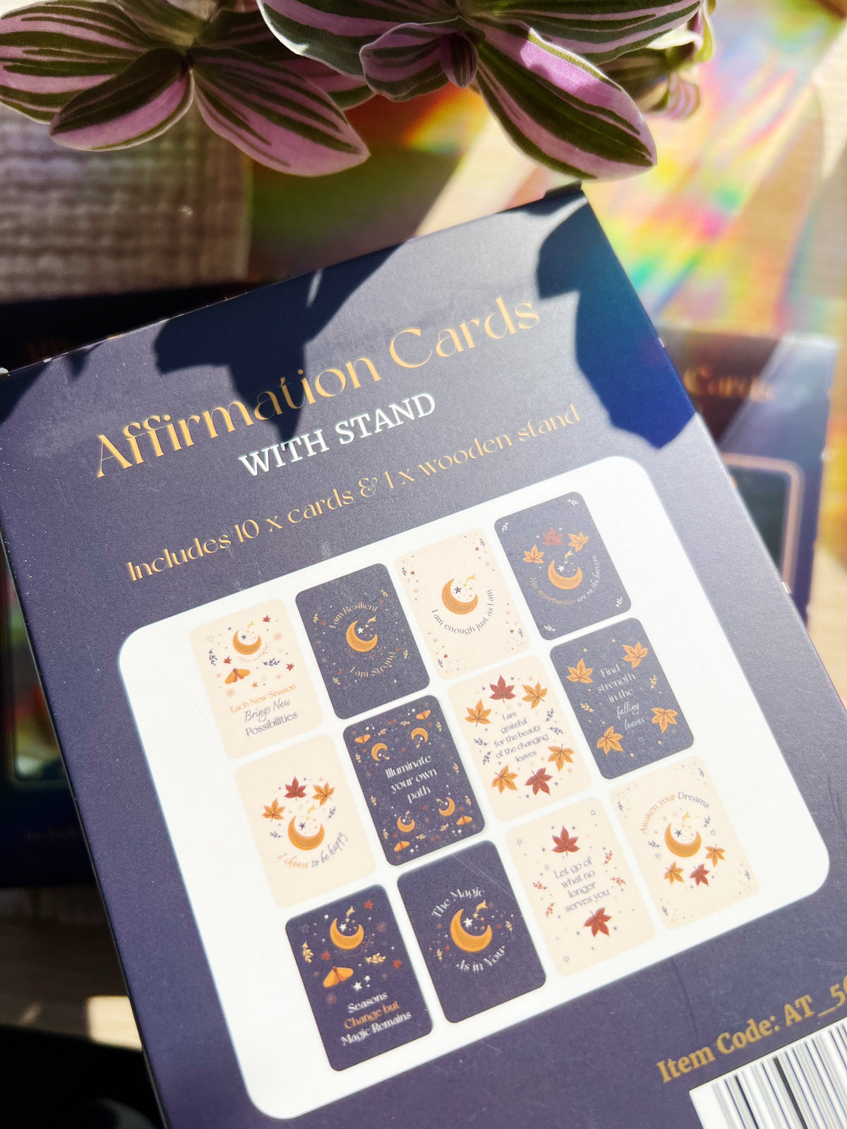 Autumn Magic Affirmasjonskort med Holder
