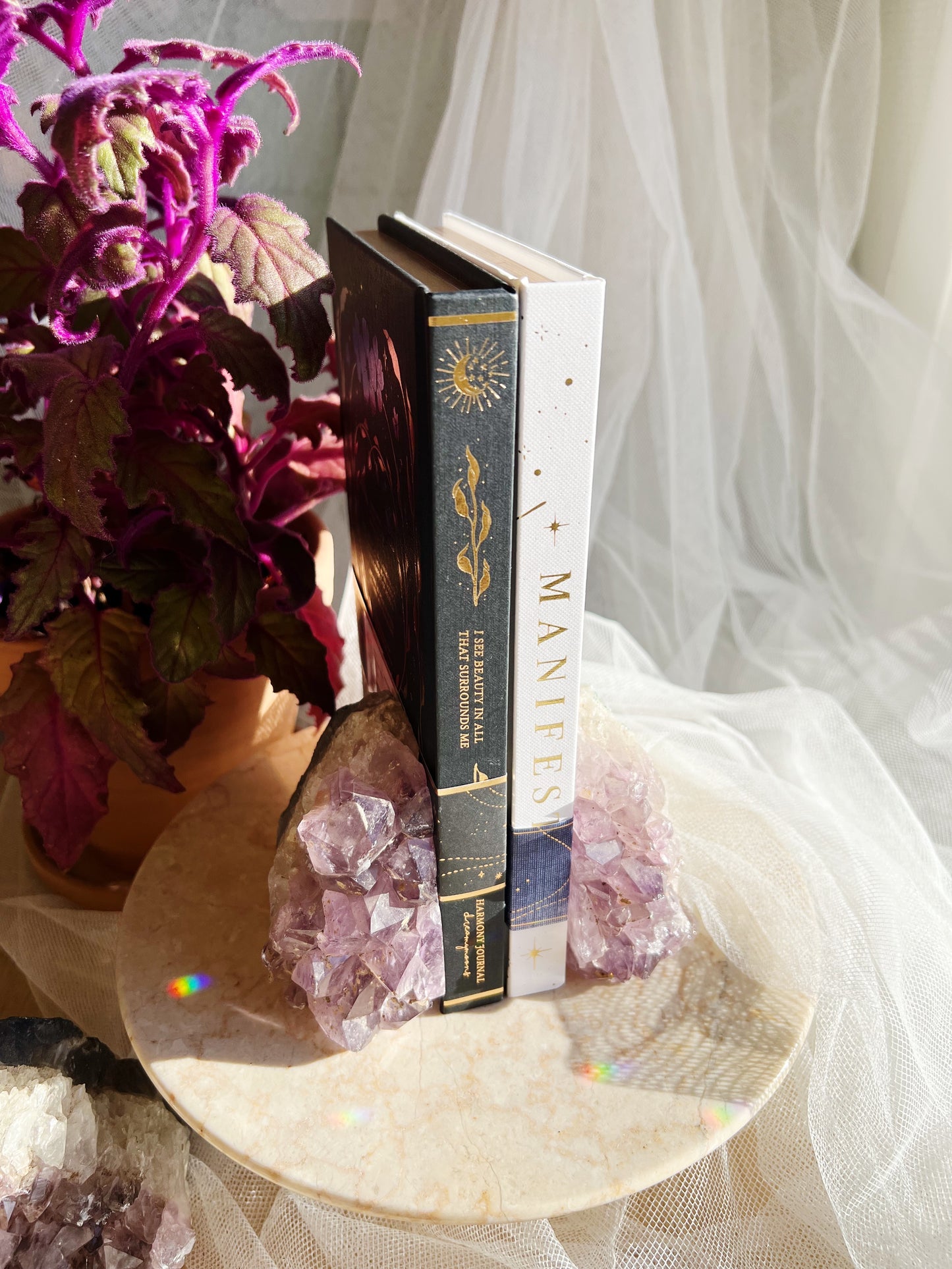 Ametyst Krystall Bokstøtter – 0.9-1.2 KG