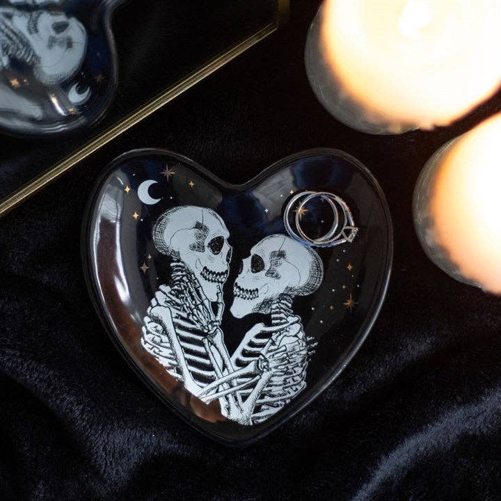 Skeleton Couple Hjerteskål