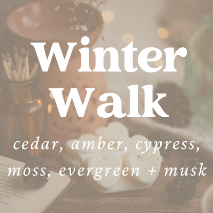 Winter Walk Heart Wax Melt