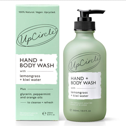 Hand + Body Wash med Kiwi Water – Pump