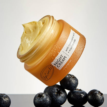 Night Cream med Hyaluronic Acid & Niacinamide – Reisestørrelse (30ml)