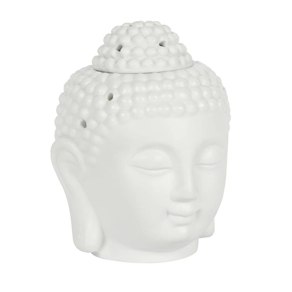 Buddha Wax Melt Brenner i Hvit Keramikk
