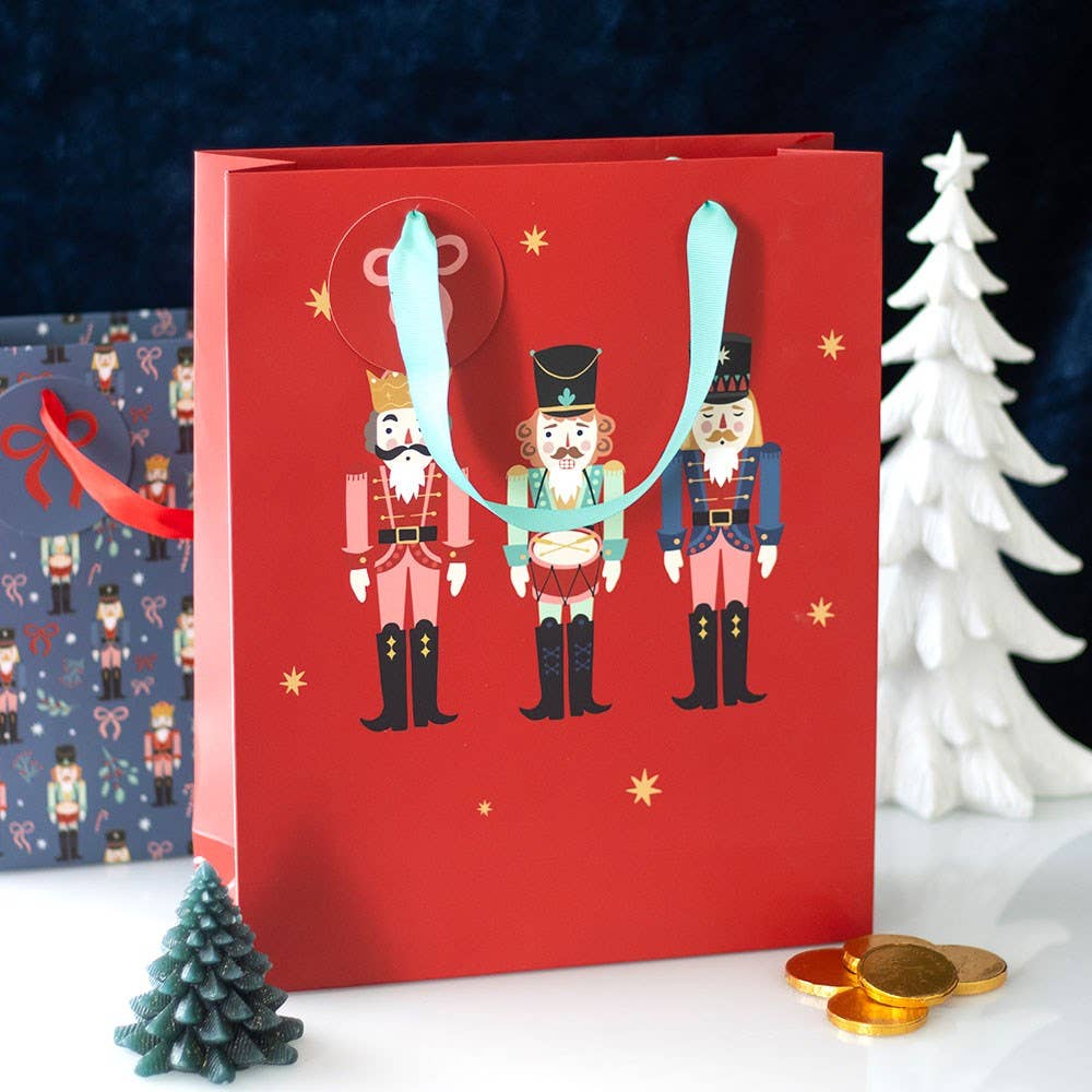 Rød Gavepose – Nutcracker (34 cm)