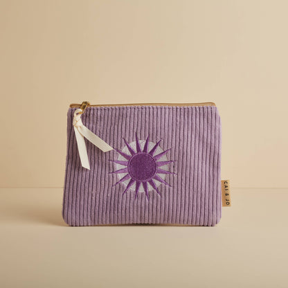 Corduroy Pouch  Lavender