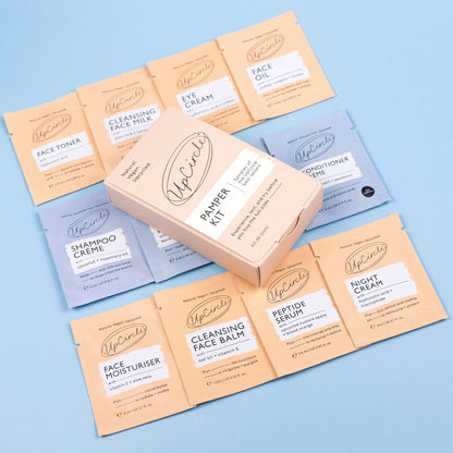 The Pamper Kit – Prøvepakke fra UpCircle