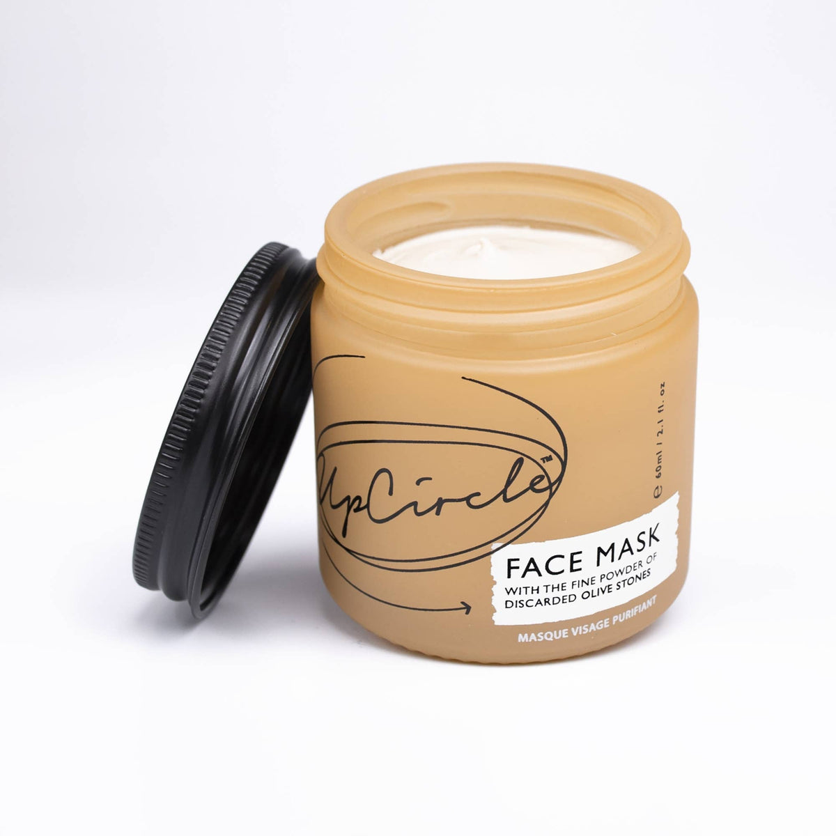 Face Mask med Kaolin Clay & Olive Stone Powder