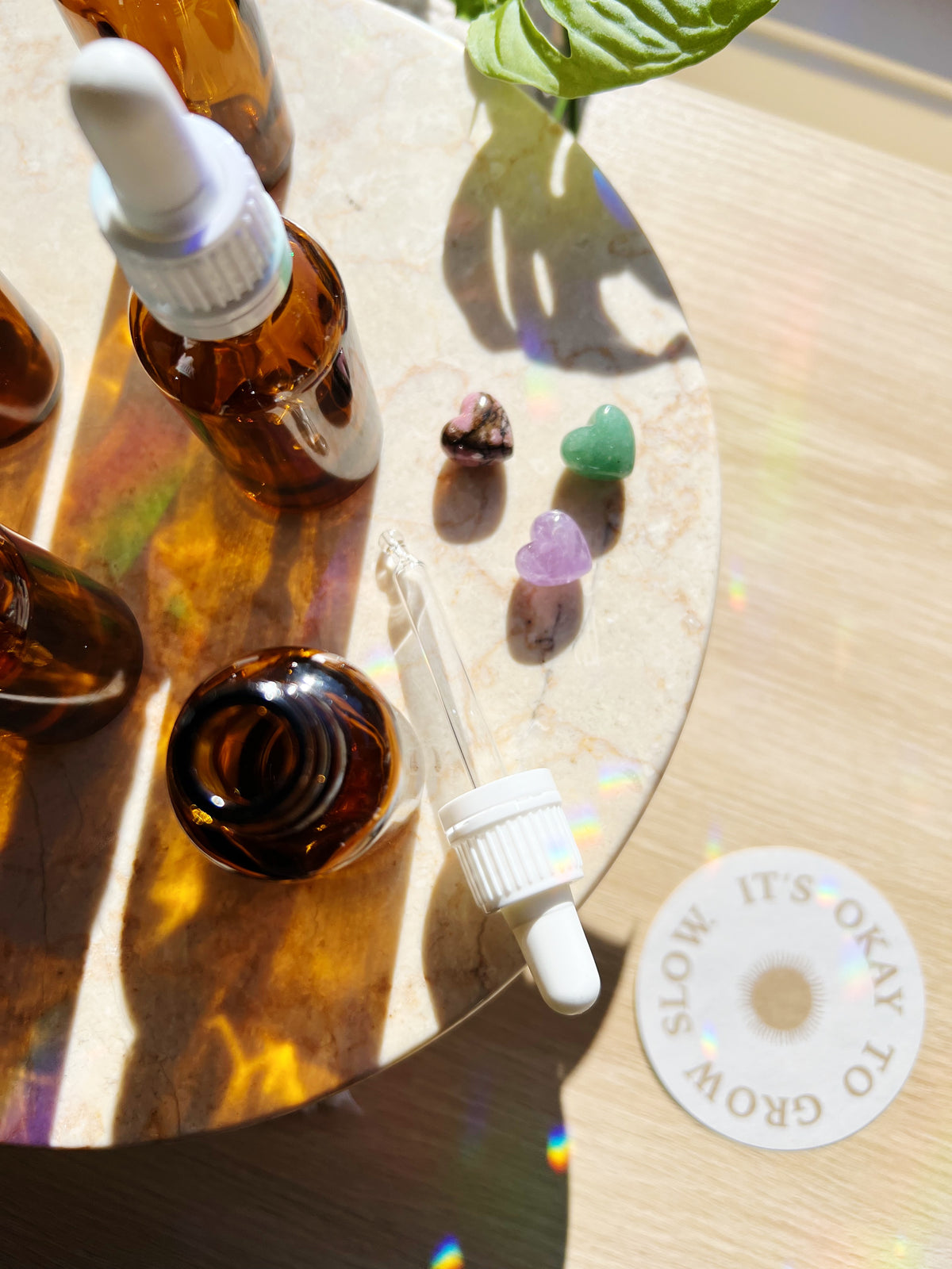 Glassflaske Amber 30ml med Pipette – Lag din egen magiske oljemiks