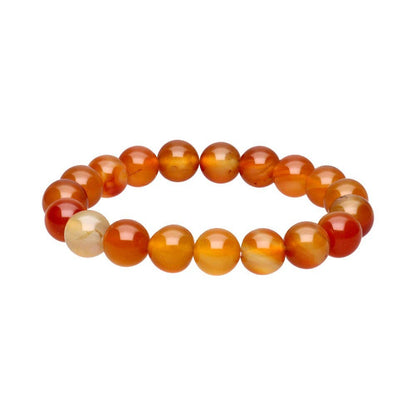 Karneol Krystall Armbånd - 10mm