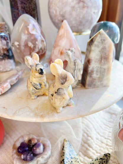 Crazy Lace Agat Krystall Kaninfigur