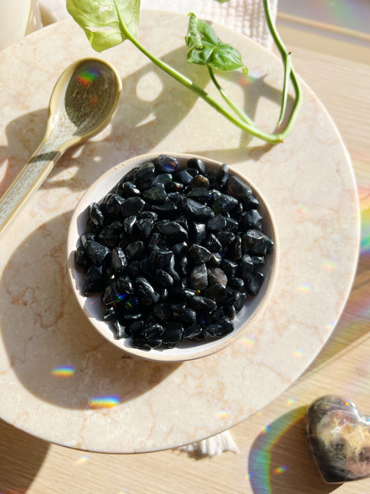 Sort Obsidian Krystallchips