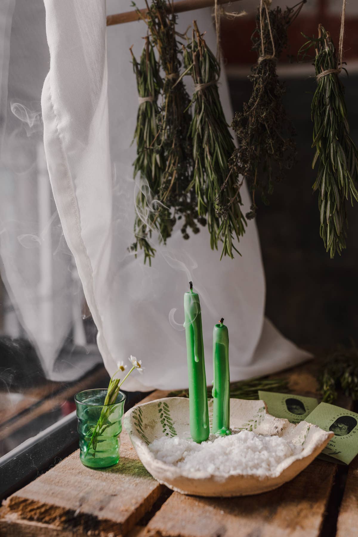 Rosmarin Rituallys – Helse & Lykke | Pakke med 5 lys