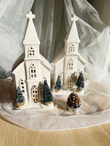 Cosy Lane Julekirke – Telysholder