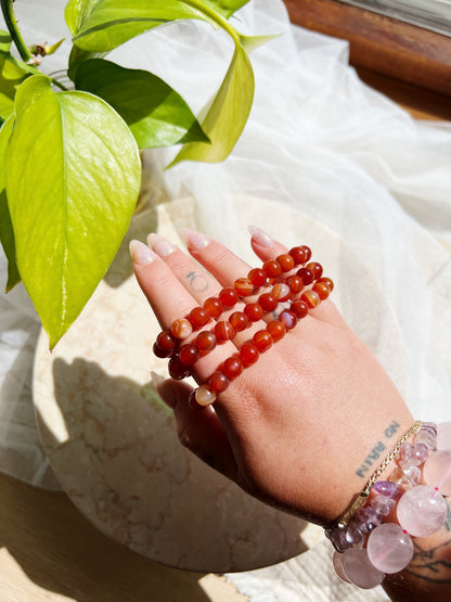 Sardonyx Krystallarmbånd 8mm