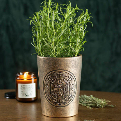 Garden Witch Terrakottapotte i Bronse