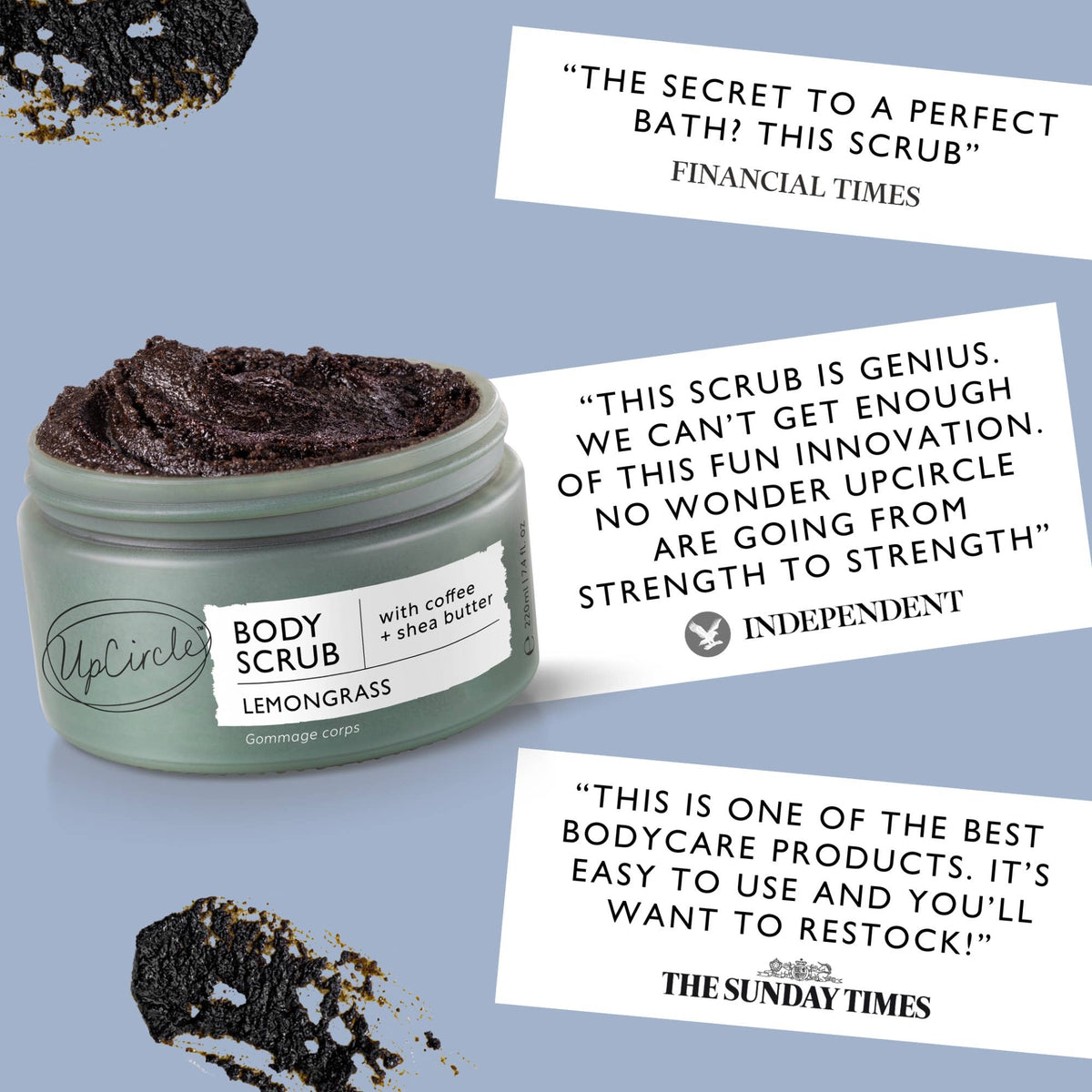 Coffee Body Scrub med Lemongrass & Shea Butter