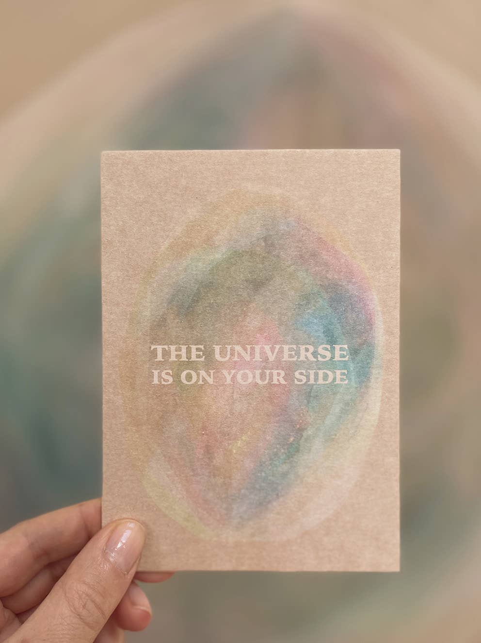 The Universe Is On Your Side – Postkort