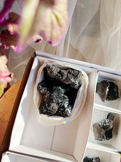 Pyrolusite Krystall Geode Specimen