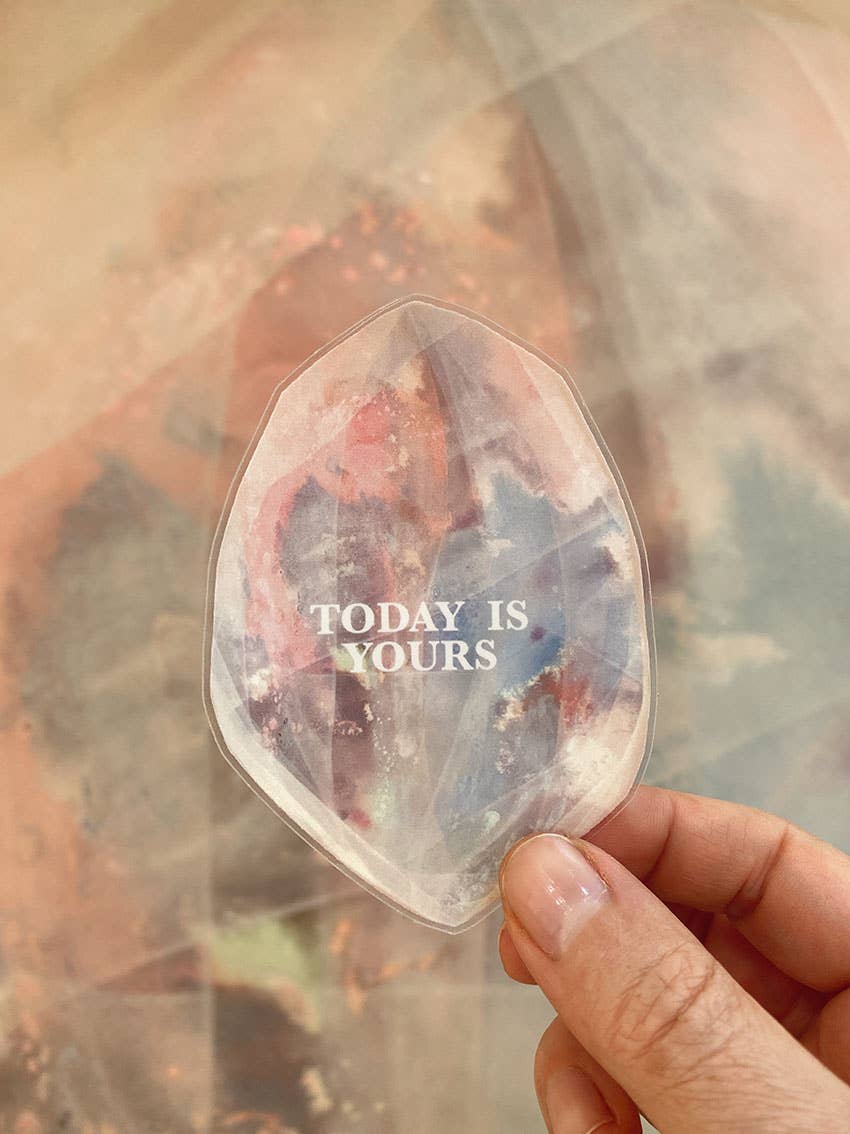 Today Is Yours Vinyl Klistremerke