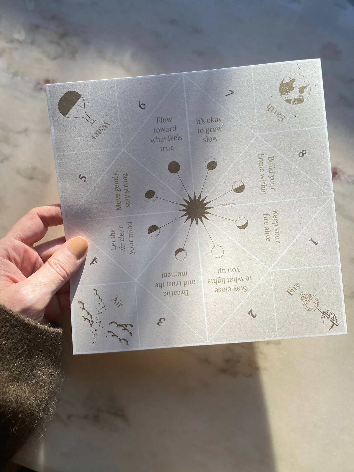 Elements Fortune Teller DIY Papirspådom