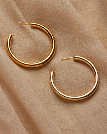 Umm... Yes! Hoop Øreringer