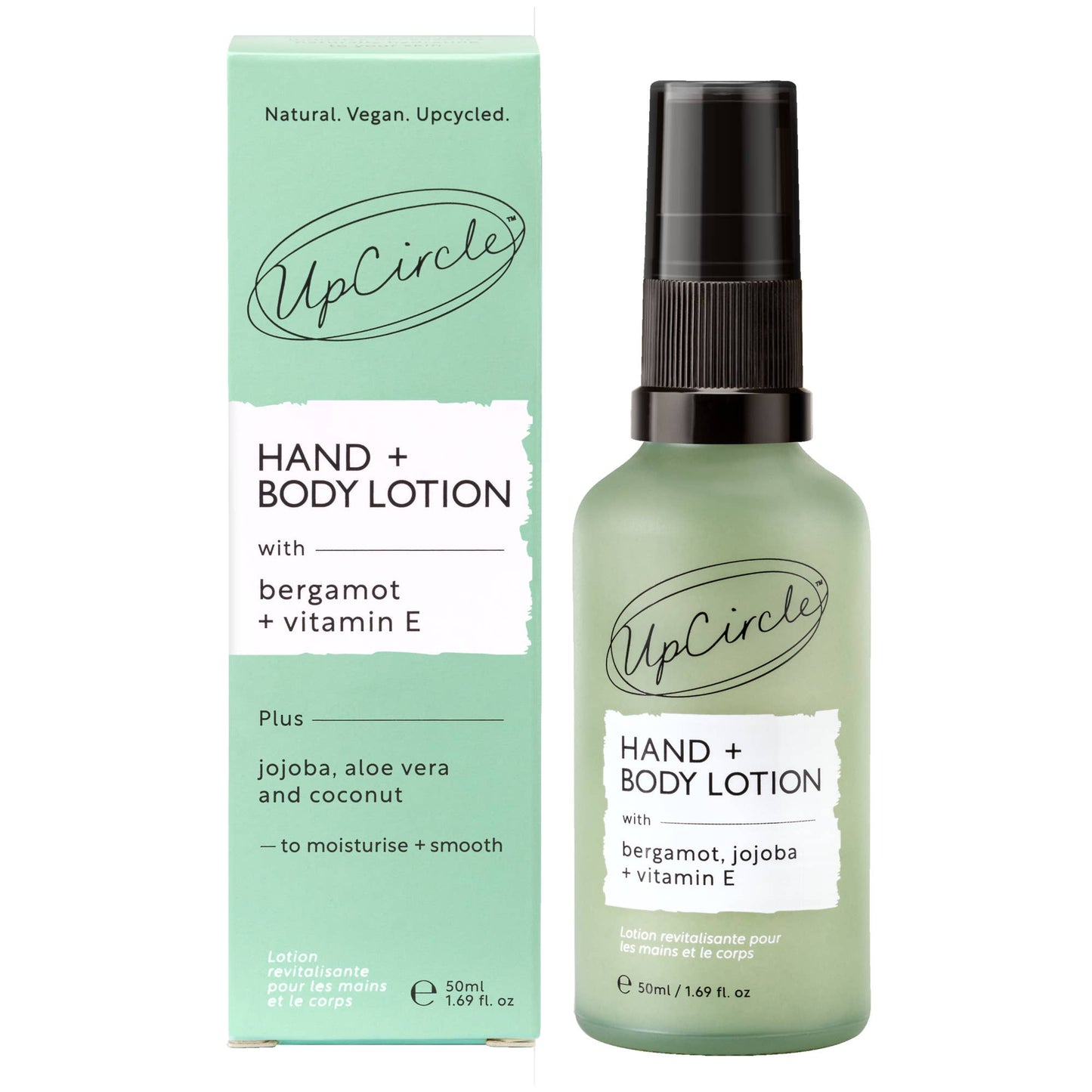 Hand + Body Lotion med Bergamot Water – Reisestørrelse (50ml)