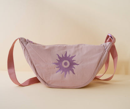 Nylon Sling Bag  90s Lilac